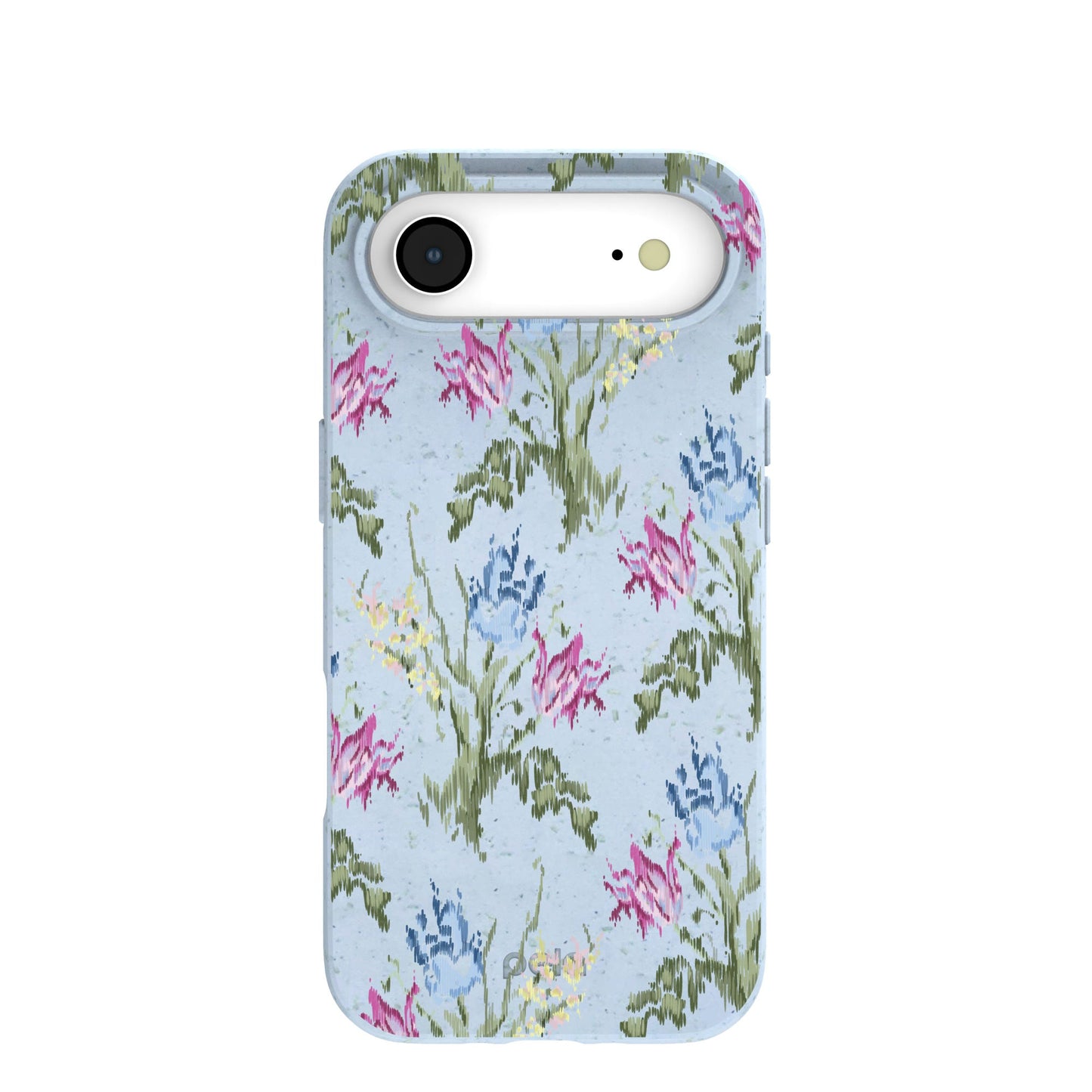 Powder Blue Floral Tapestry iPhone Air Case