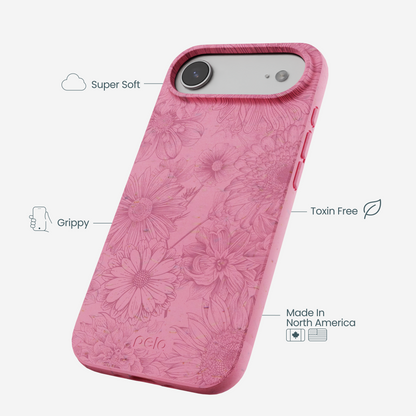 Bubblegum Pink Flora iPhone Air Case