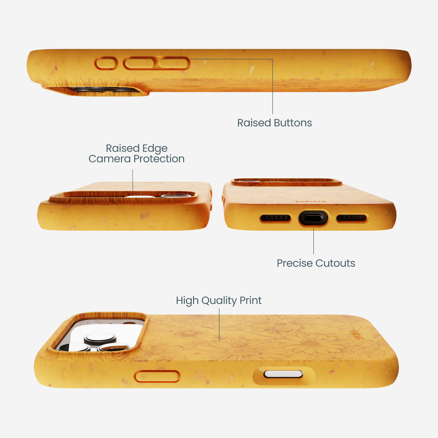 Honey Flora iPhone 17 Pro Max Case