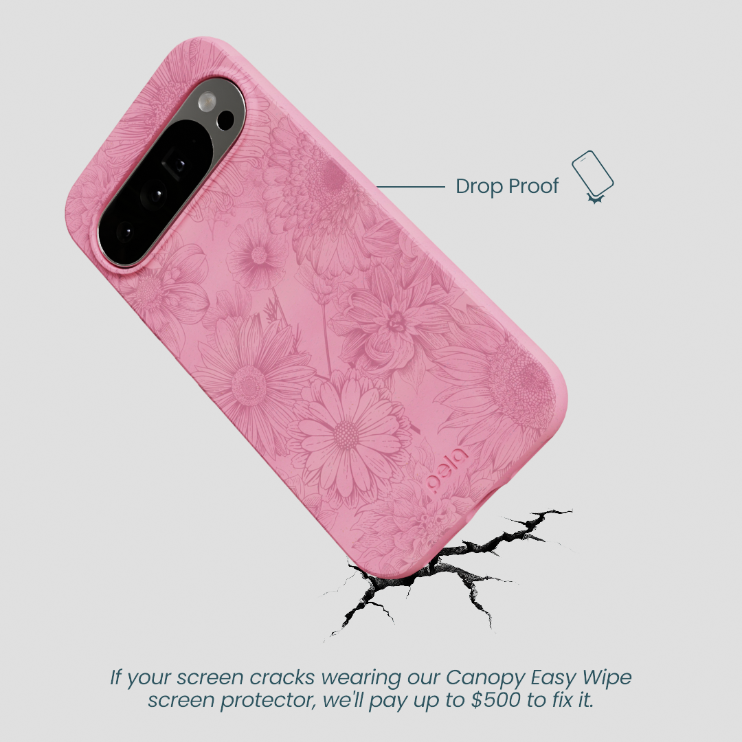 Bubblegum Pink Flora Google Pixel 10 Pro XL Case