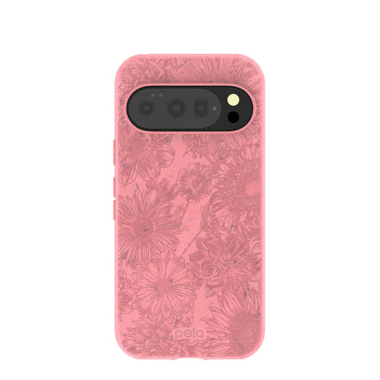 Bubblegum Pink Flora Google Pixel 10/10 Pro Case