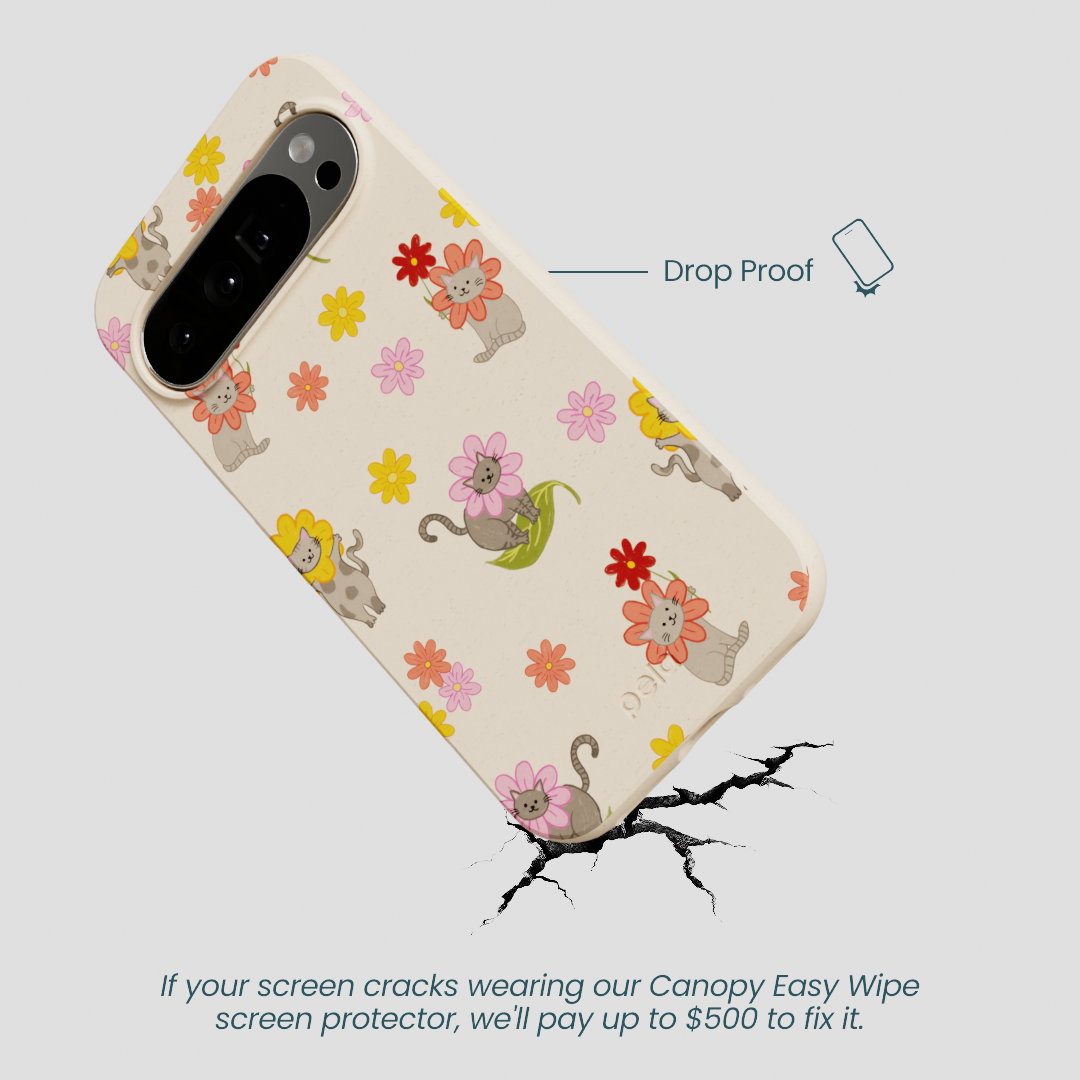 Seashell Flower Cats Google Pixel 10 Pro XL Case