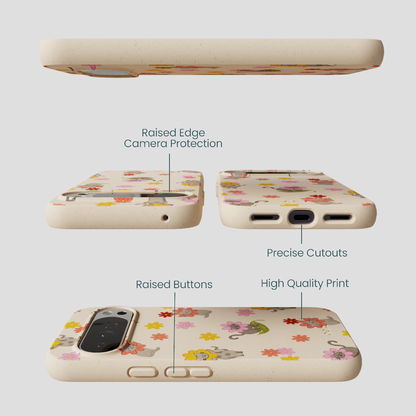 Seashell Flower Cats Google Pixel 10 Pro XL Case