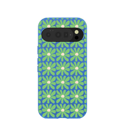 Electric Blue Flower Child Google Pixel 10/10 Pro Case