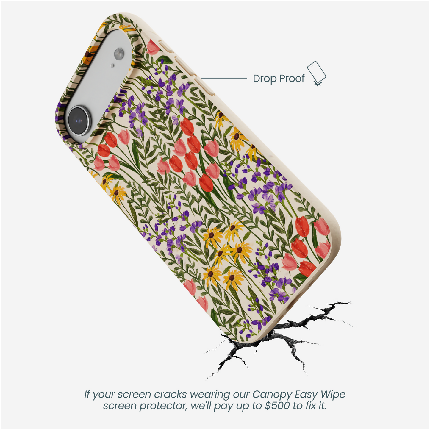 Seashell Flower Field iPhone Air Case