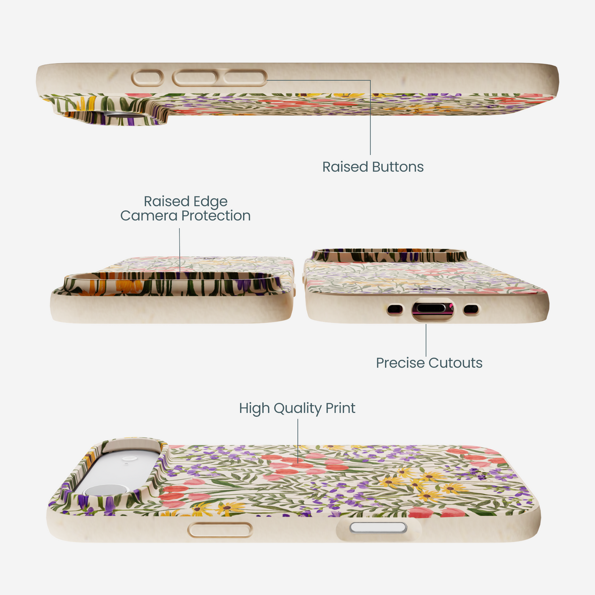 Seashell Flower Field iPhone Air Case