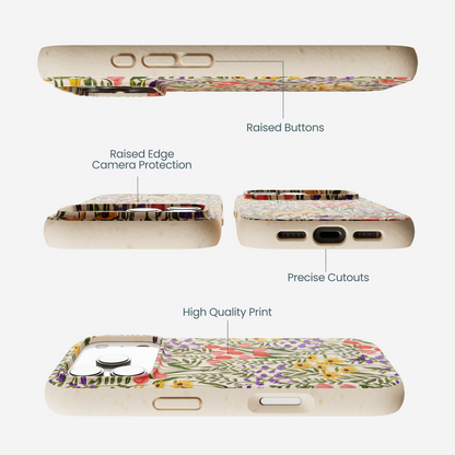 Seashell Flower Field iPhone 17 Pro Case
