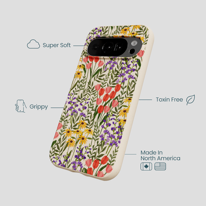 Seashell Flower Field Google Pixel 10/10 Pro Case