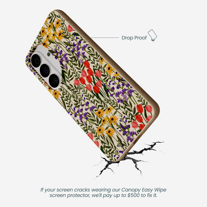 Seashell Flower Field Samsung Galaxy S26 Case