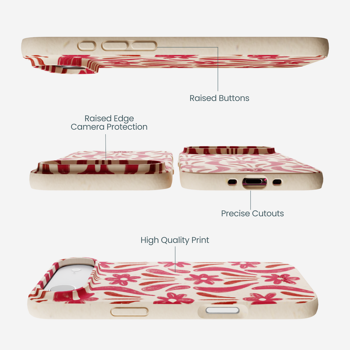 Seashell Flower Stack iPhone Air Case