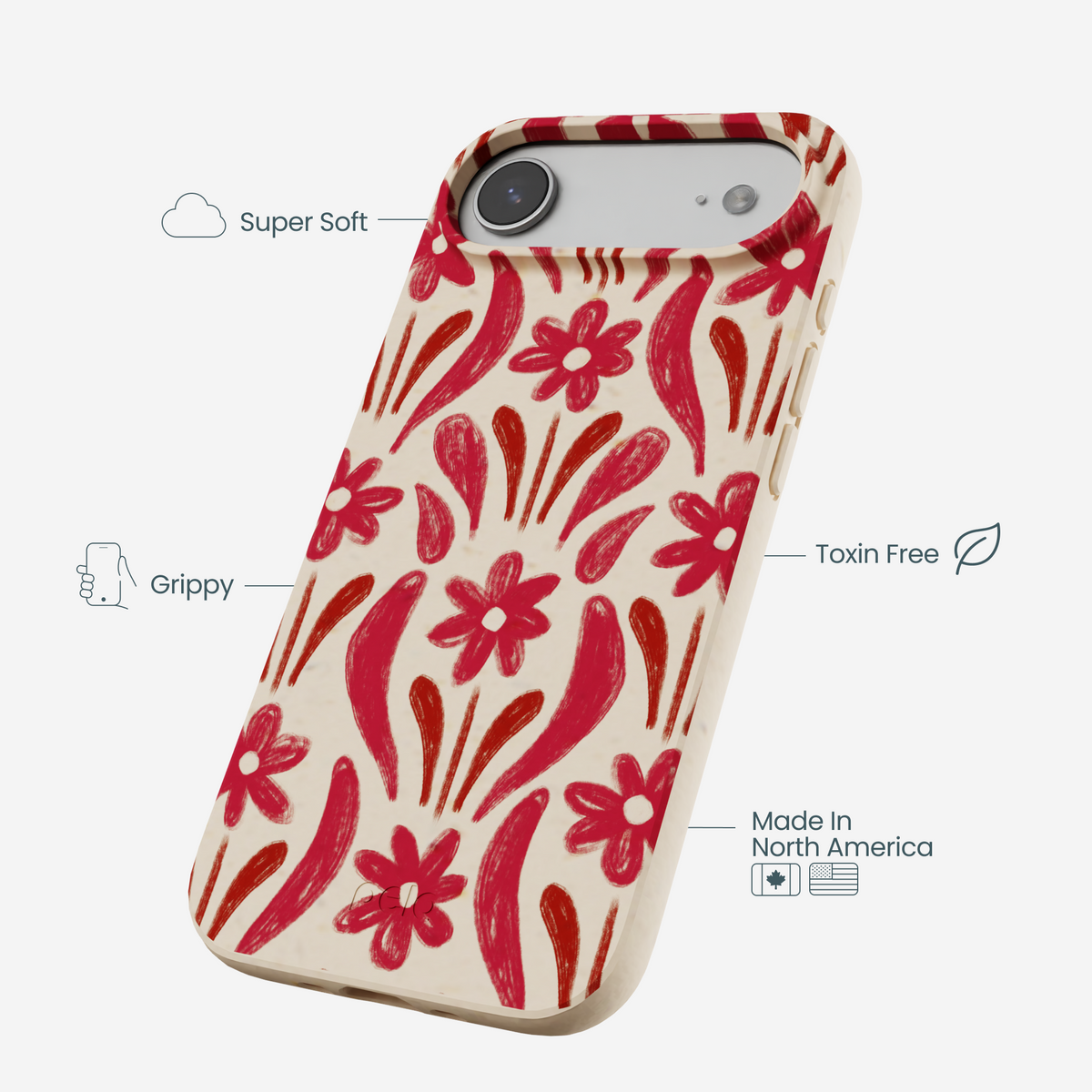 Seashell Flower Stack iPhone Air Case