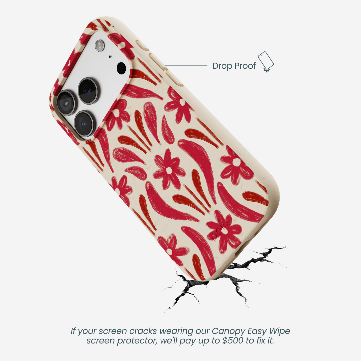 Seashell Flower Stack iPhone 17 Pro Case