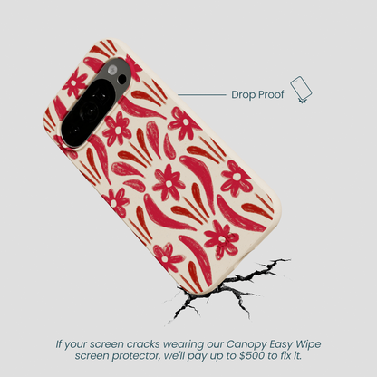 Seashell Flower Stack Google Pixel 10/10 Pro Case