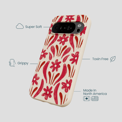 Seashell Flower Stack Google Pixel 10/10 Pro Case