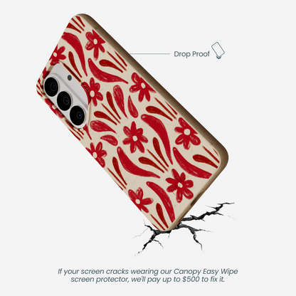 Seashell Flower Stack Samsung Galaxy S26 Case
