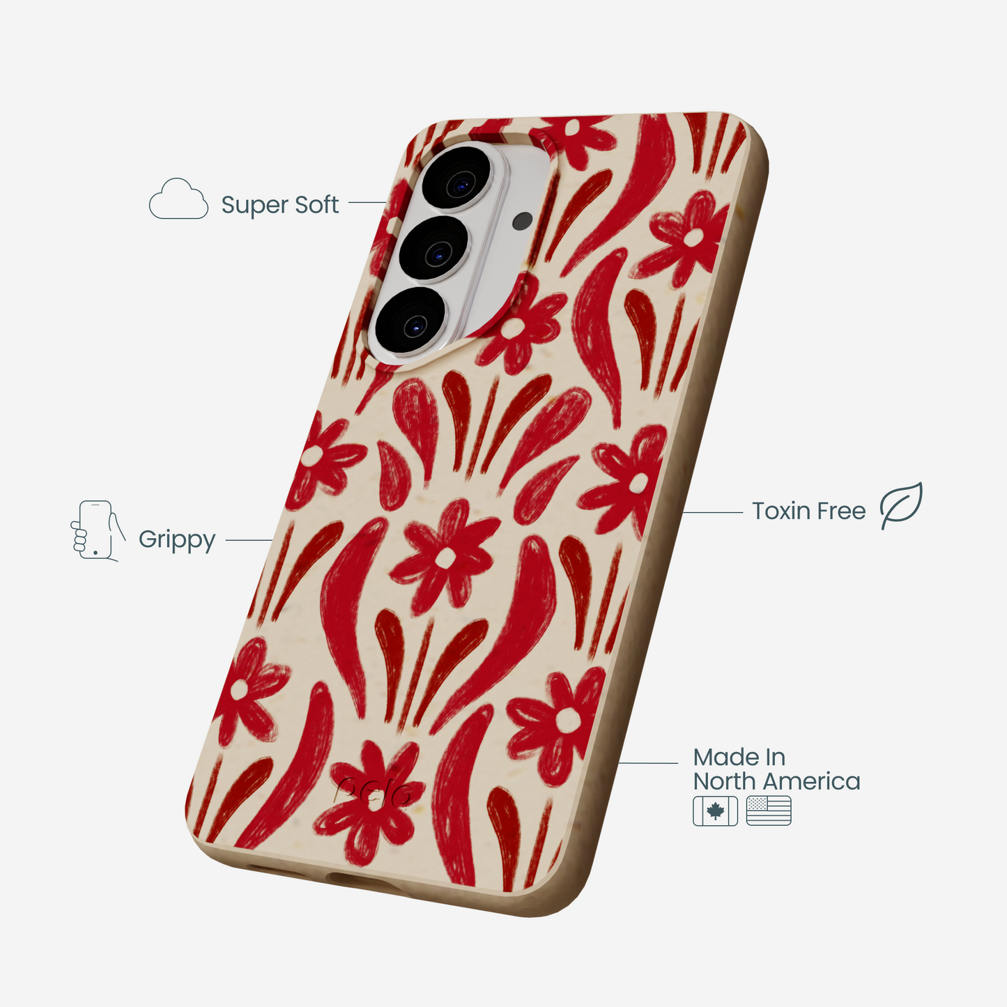 Seashell Flower Stack Samsung Galaxy S26 Case
