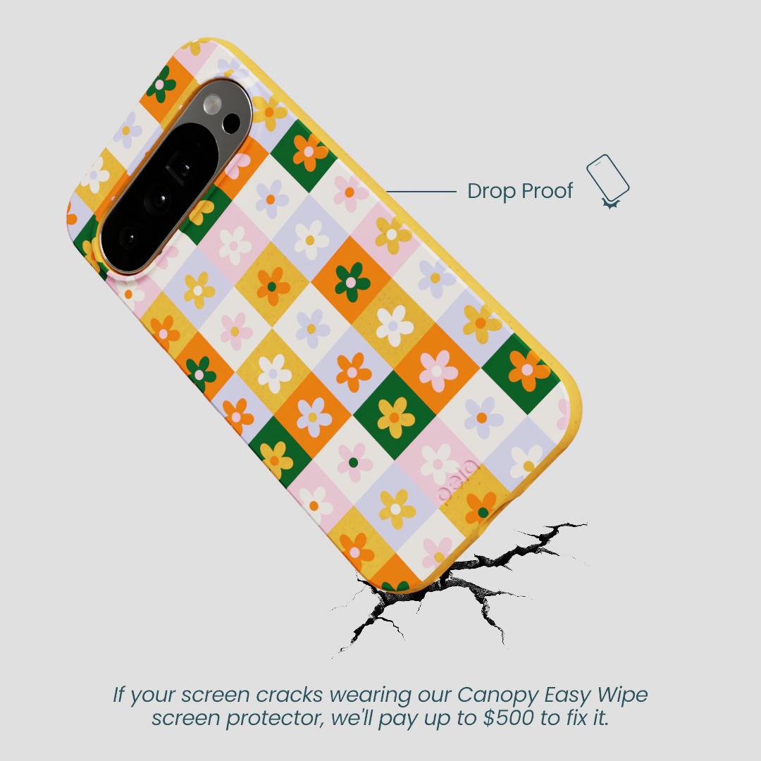 Honey Flower Tiles Google Pixel 10 Pro XL Case