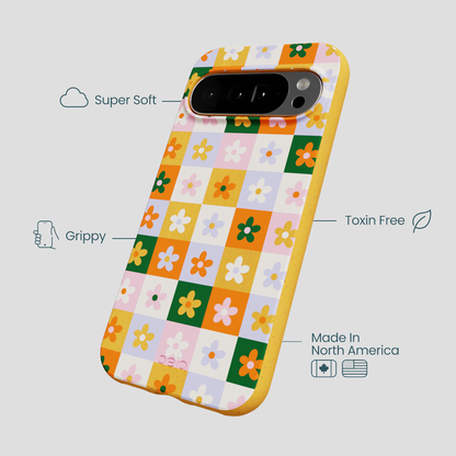 Honey Flower Tiles Google Pixel 10 Pro XL Case