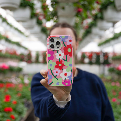 Bubblegum Pink Poppy Flora Samsung Galaxy S26 Case