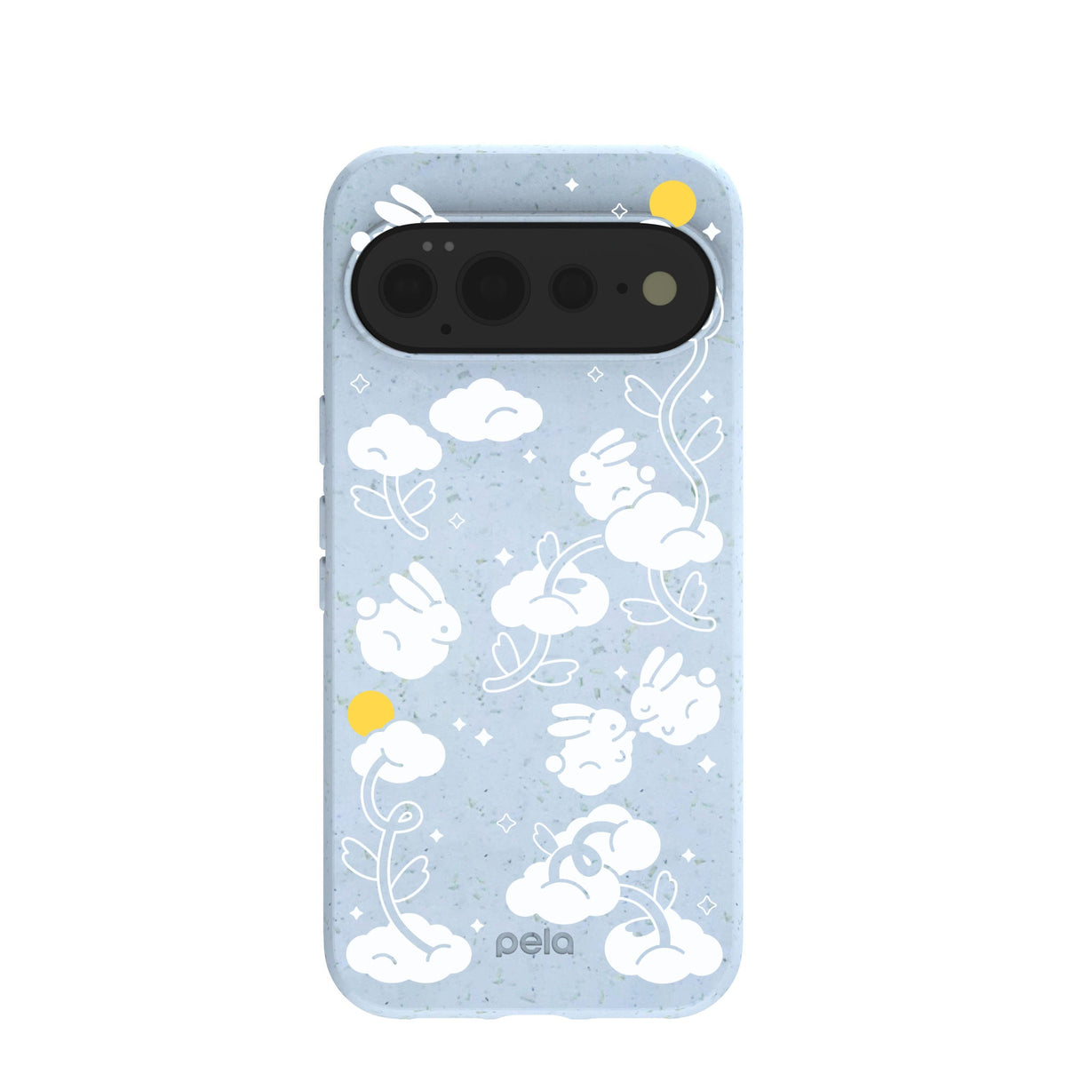 Powder Blue Fluffy Flower Google Pixel 11 Pro XL Case