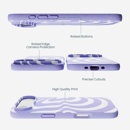 Lavender Flutter Left iPhone Air Case