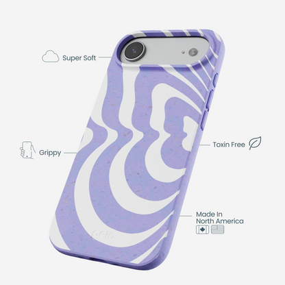 Lavender Flutter Left iPhone Air Case