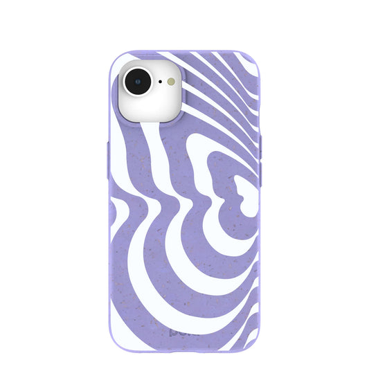Lavender Flutter Left iPhone 16e/17e Case