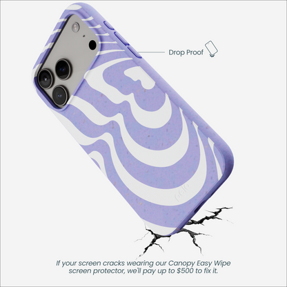 Lavender Flutter Left iPhone 17 Pro Max Case
