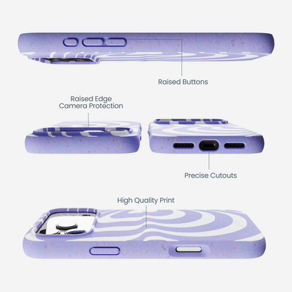 Lavender Flutter Left iPhone 17 Pro Max Case