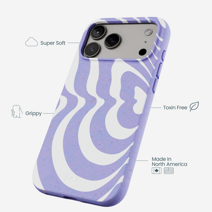 Lavender Flutter Left iPhone 17 Pro Max Case