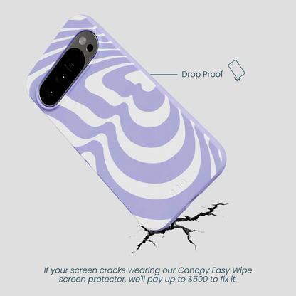 Lavender Flutter Left Google Pixel 10 Pro XL Case