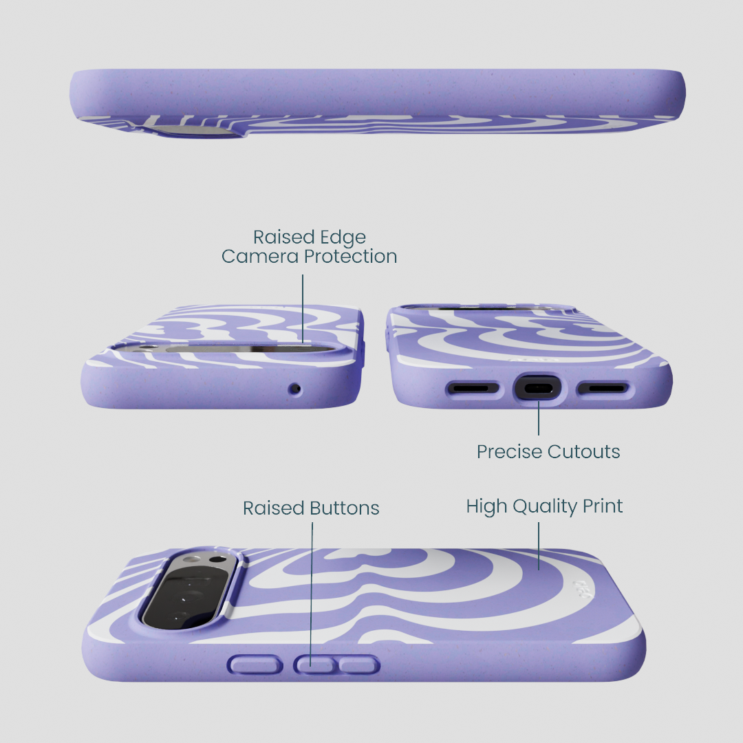 Lavender Flutter Left Google Pixel 10 Pro XL Case