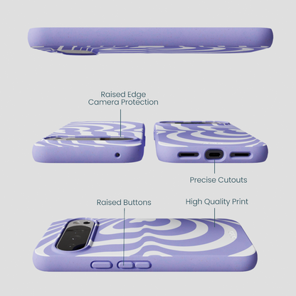 Lavender Flutter Left Google Pixel 10 Pro XL Case