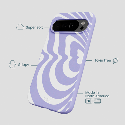 Lavender Flutter Left Google Pixel 10 Pro XL Case