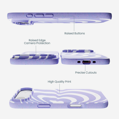 Lavender Flutter Right iPhone Air Case