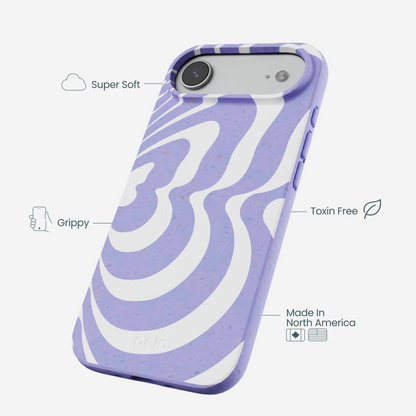 Lavender Flutter Right iPhone Air Case