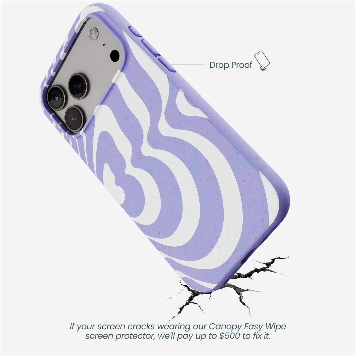 Lavender Flutter Right iPhone 17 Pro Max Case