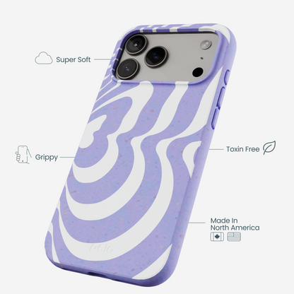 Lavender Flutter Right iPhone 17 Pro Max Case