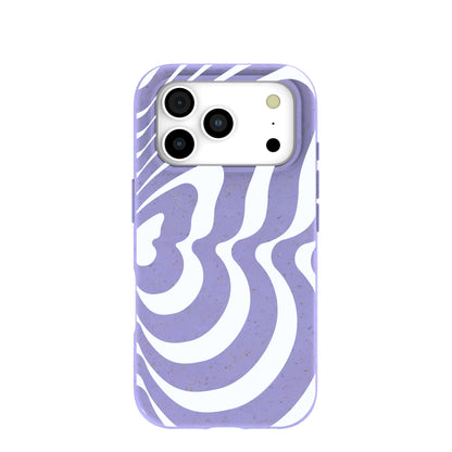 Lavender Flutter Right iPhone 17 Pro Case