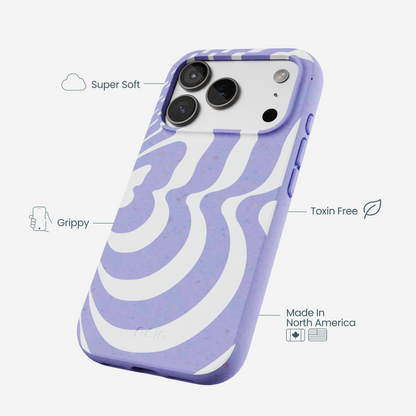 Lavender Flutter Right iPhone 17 Pro Case