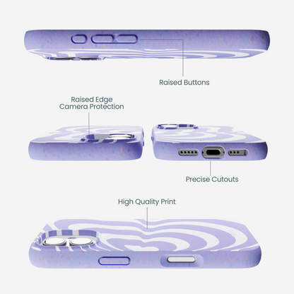 Lavender Flutter Right iPhone 17 Case