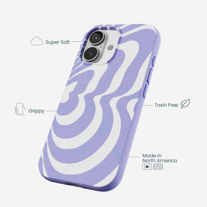 Lavender Flutter Right iPhone 17 Case
