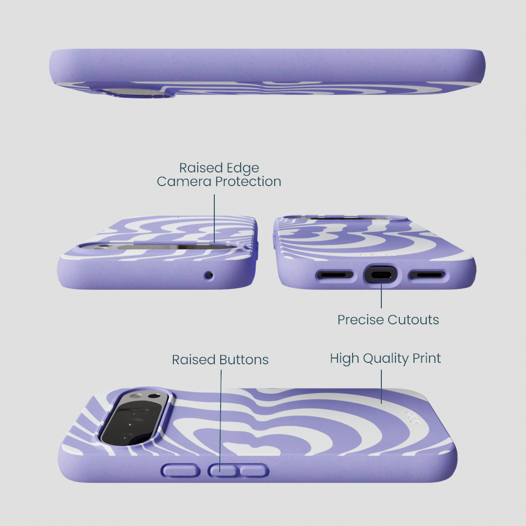 Lavender Flutter Right Google Pixel 10 Pro XL Case