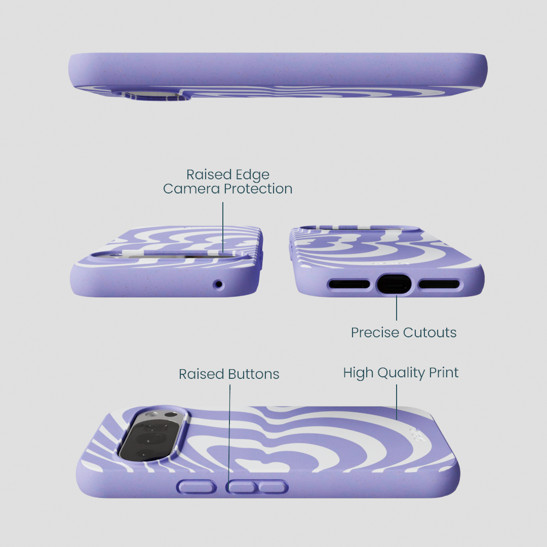 Lavender Flutter Right Google Pixel 10/10 Pro Case