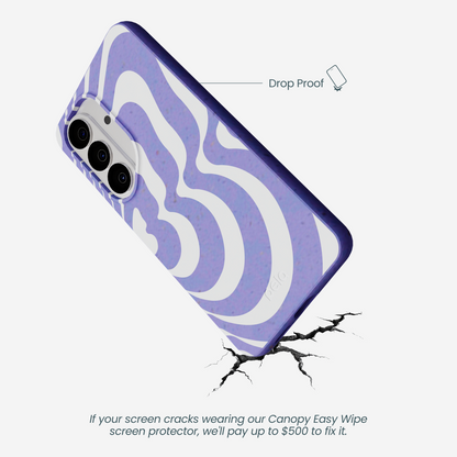 Lavender Flutter Right Samsung Galaxy S26 Case