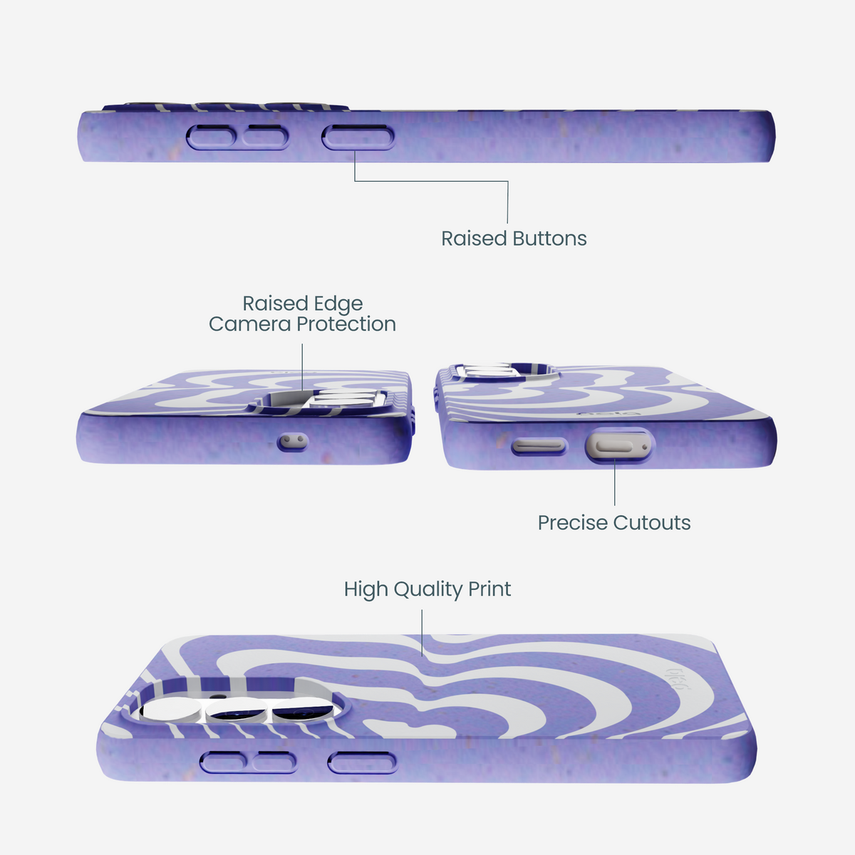 Lavender Flutter Right Samsung Galaxy S26 Case