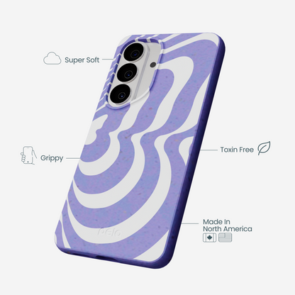 Lavender Flutter Right Samsung Galaxy S26 Case