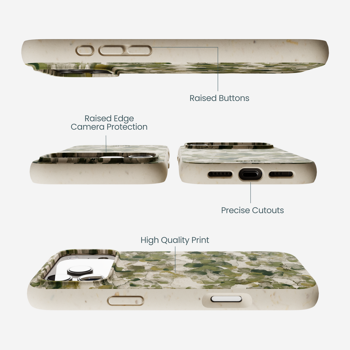 London Fog Foliage Camo iPhone 17 Pro Max Case