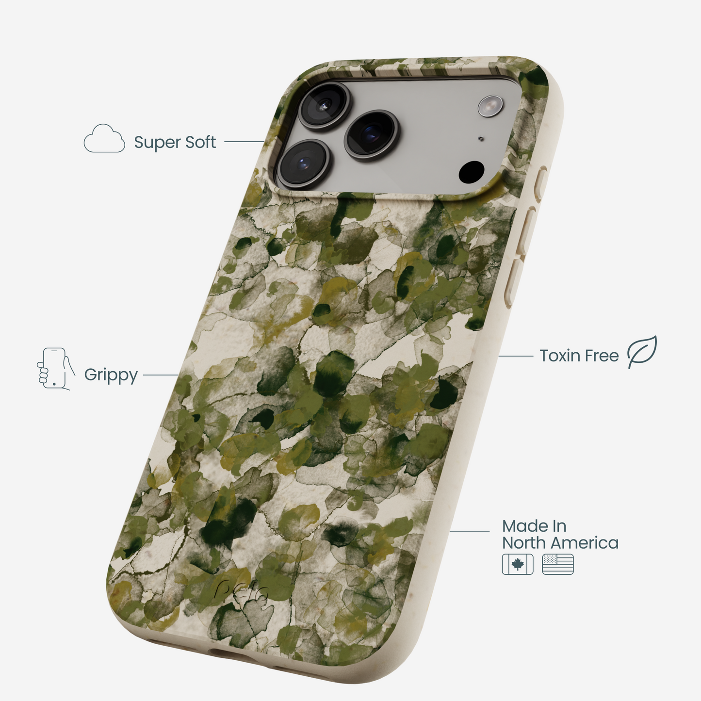 London Fog Foliage Camo iPhone 17 Pro Max Case