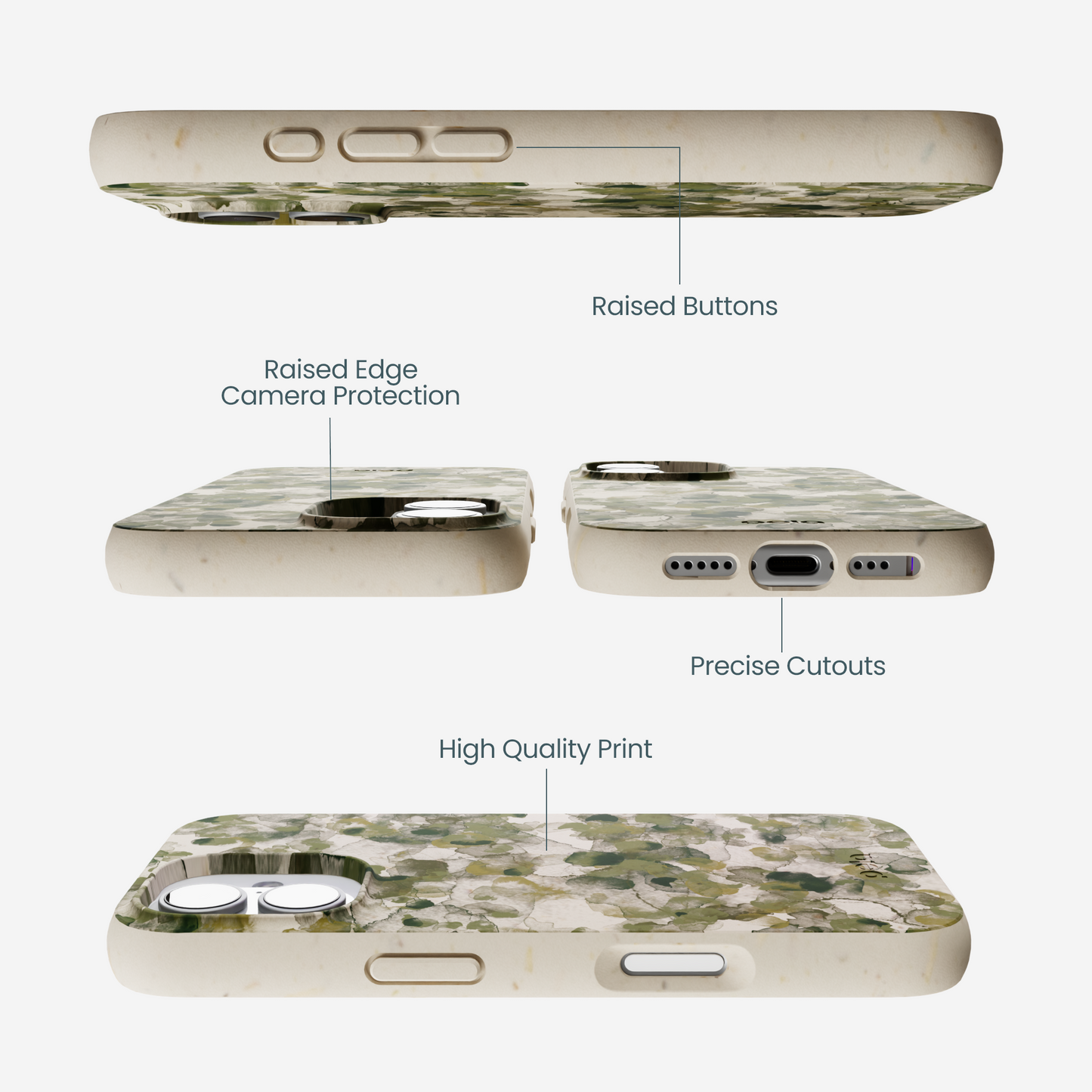 London Fog Foliage Camo iPhone 17 Case